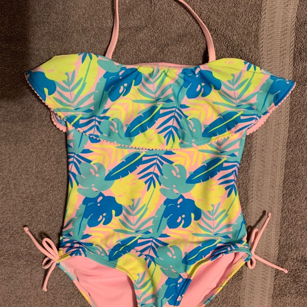 Cat & Jack Floral Swim Suit